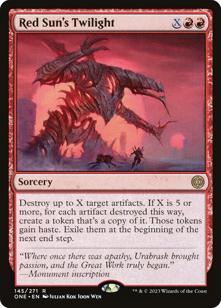 Red Sun's Twilight [Phyrexia: All Will Be One] | Mega City Incorporated