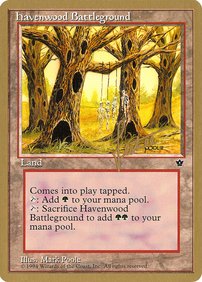 Havenwood Battleground (Bertrand Lestree) [Pro Tour Collector Set] | Mega City Incorporated