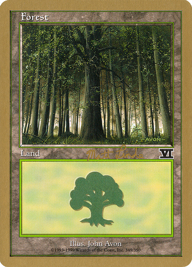 Forest (ml349) (Matt Linde) [World Championship Decks 1999] | Mega City Incorporated