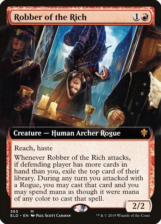 Robber of the Rich (Extended Art) [Throne of Eldraine] | Mega City Incorporated