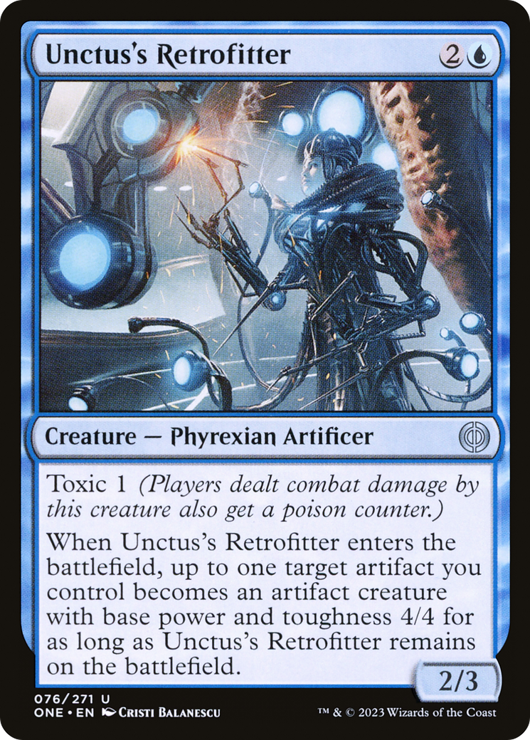 Unctus's Retrofitter [Phyrexia: All Will Be One] | Mega City Incorporated