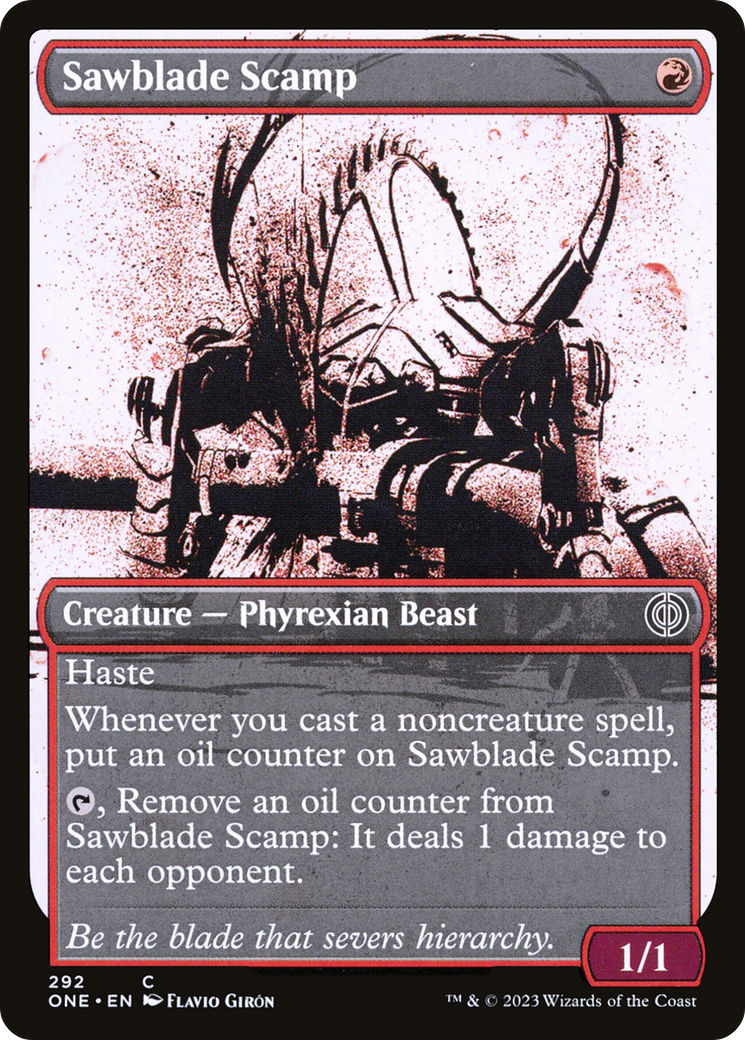 Sawblade Scamp (Showcase Ichor) [Phyrexia: All Will Be One] | Mega City Incorporated