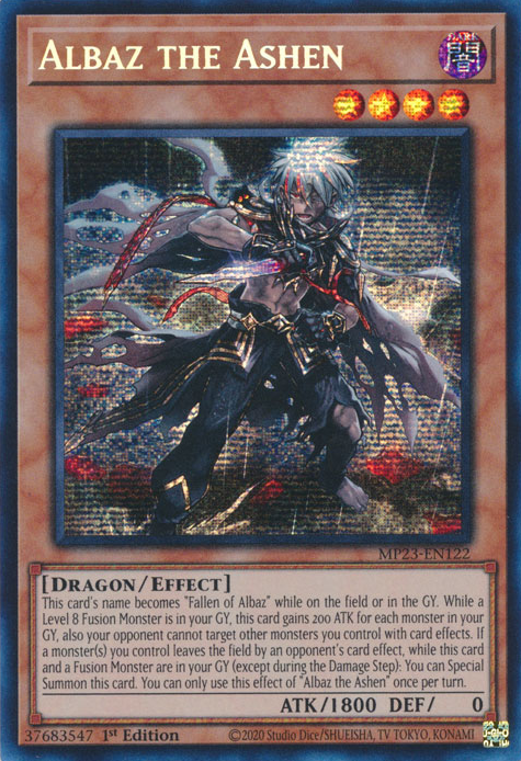 Albaz the Ashen [MP23-EN122] Prismatic Secret Rare | Mega City Incorporated