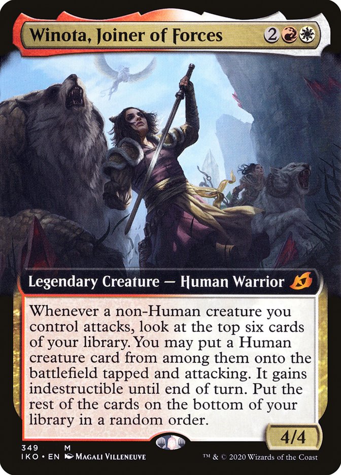 Winota, Joiner of Forces (Extended Art) [Ikoria: Lair of Behemoths] | Mega City Incorporated