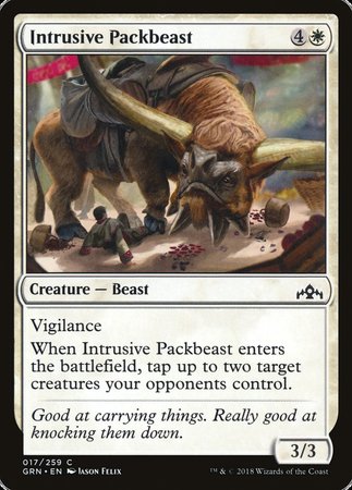 Intrusive Packbeast [Guilds of Ravnica] | Mega City Incorporated