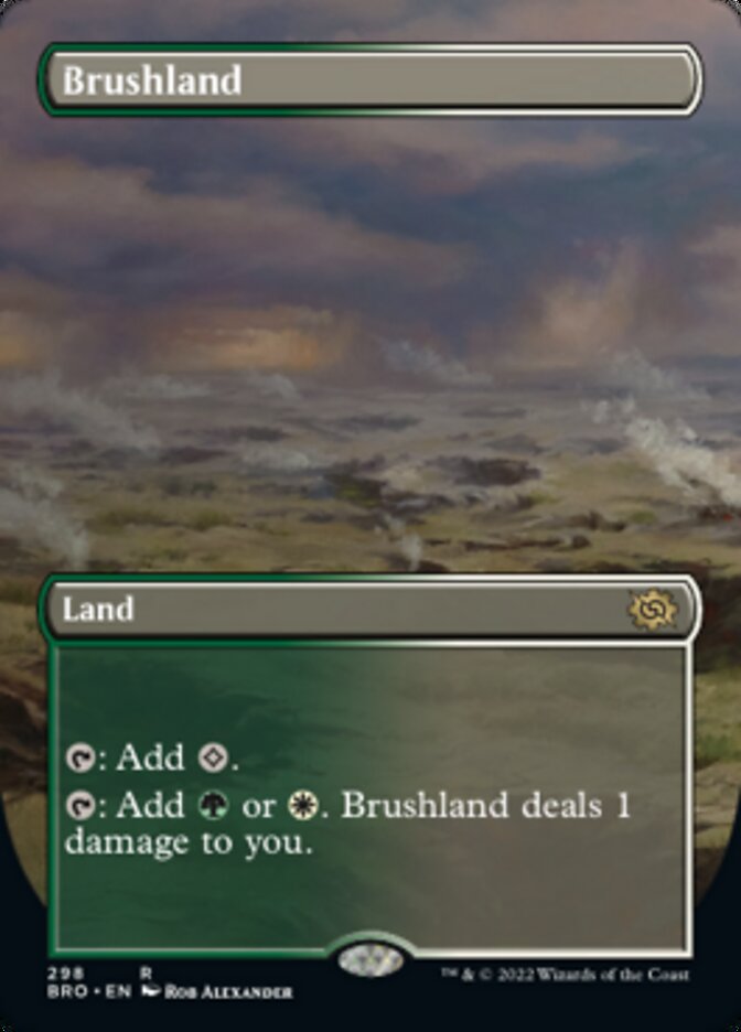 Brushland (Borderless Alternate Art) [The Brothers' War] | Mega City Incorporated