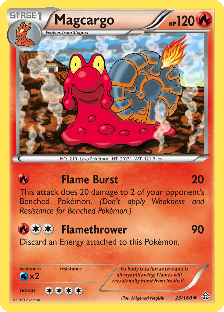 Magcargo (23/160) [XY: Primal Clash] | Mega City Incorporated