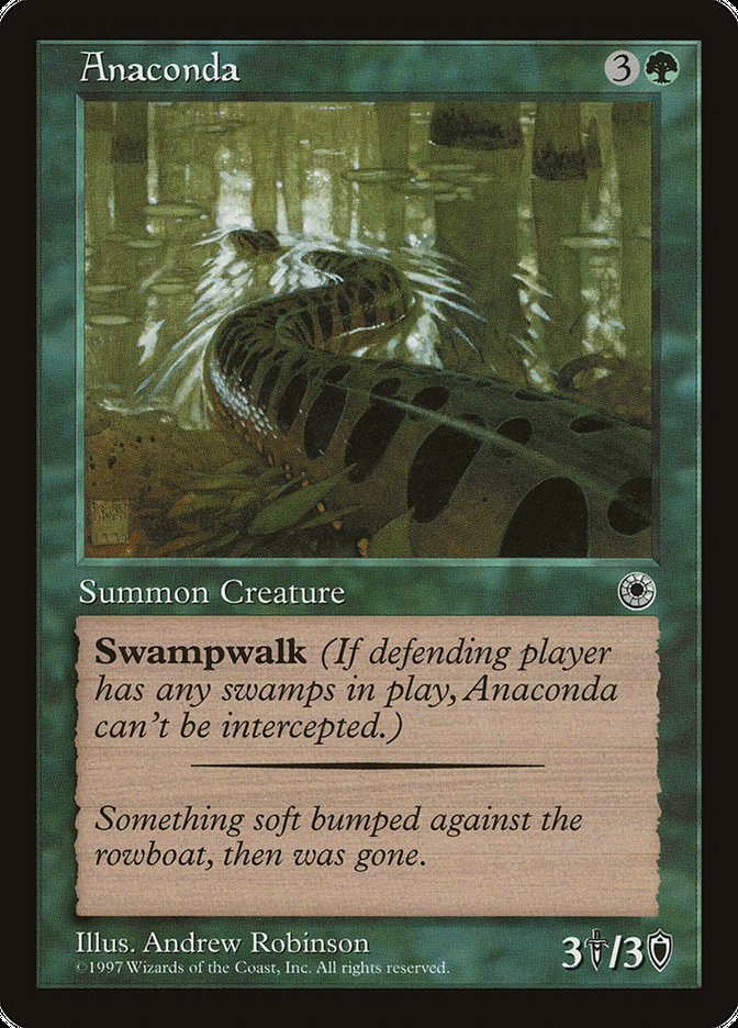 Anaconda (With Flavor Text) [Portal] | Mega City Incorporated