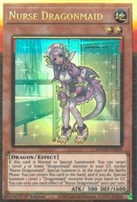 Nurse Dragonmaid [MAGO-EN020] Gold Rare | Mega City Incorporated