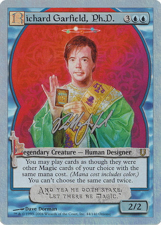 Richard Garfield, Ph.D. (Alternate Foil) [Unhinged] | Mega City Incorporated