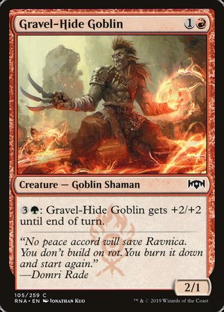 Gravel-Hide Goblin [Ravnica Allegiance] | Mega City Incorporated