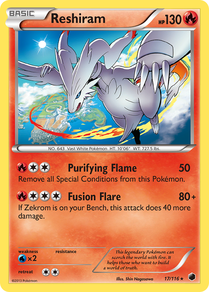 Reshiram (17/116) [Black & White: Plasma Freeze] | Mega City Incorporated