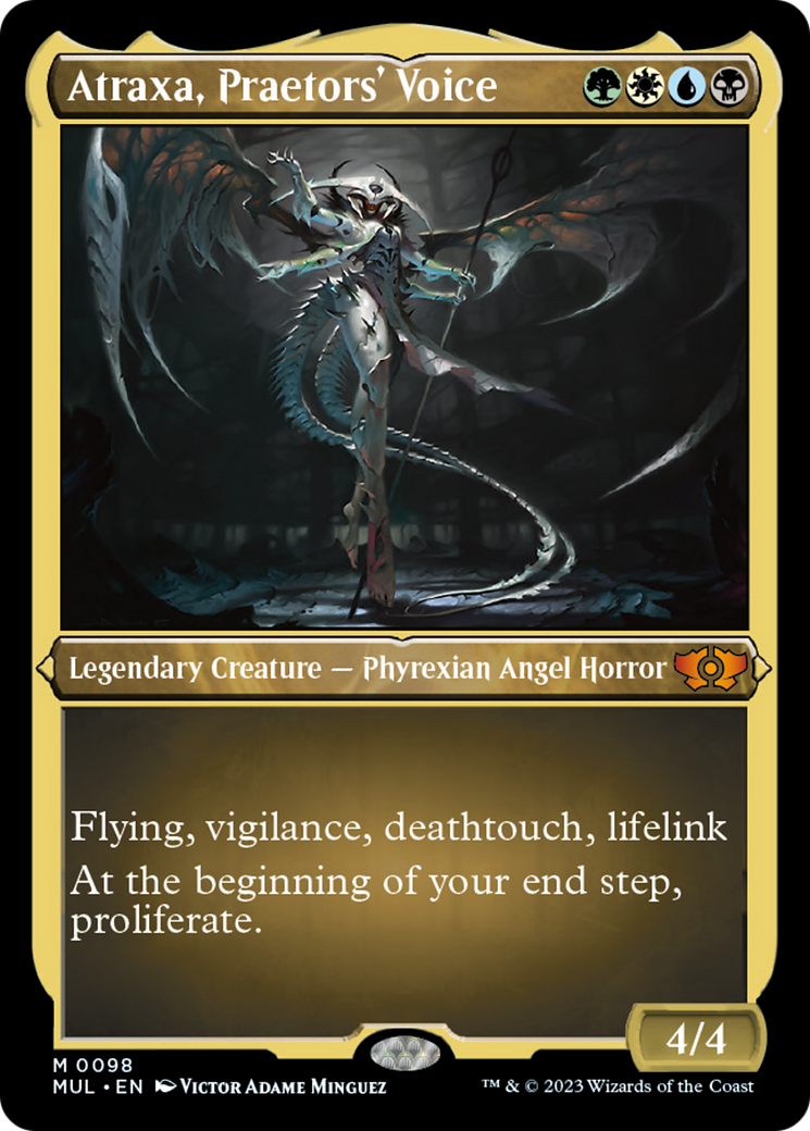 Atraxa, Praetors' Voice (Foil Etched) [Multiverse Legends] | Mega City Incorporated