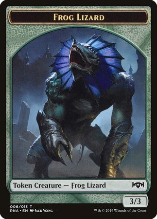 Frog Lizard Token [Ravnica Allegiance Tokens] | Mega City Incorporated