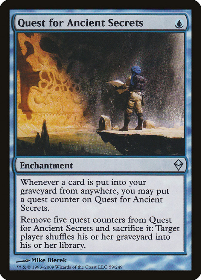 Quest for Ancient Secrets [Zendikar] | Mega City Incorporated