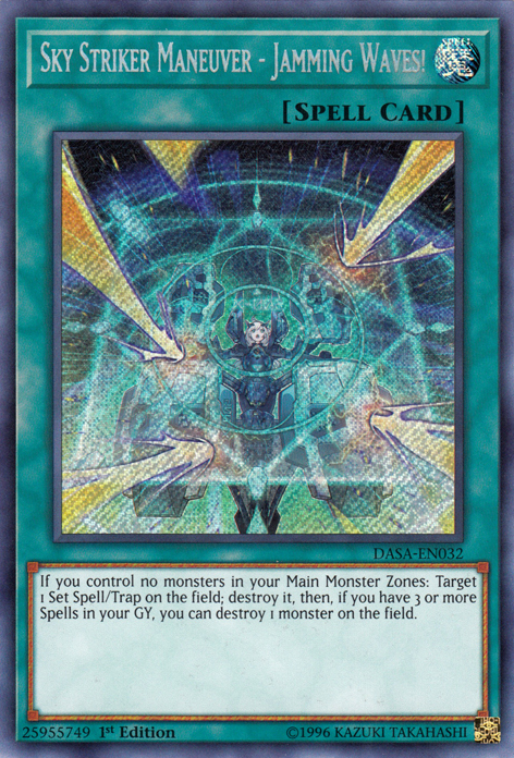 Sky Striker Maneuver - Jamming Waves! [DASA-EN032] Secret Rare | Mega City Incorporated