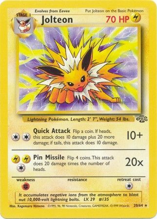 Jolteon (20/64) [Jungle Unlimited] | Mega City Incorporated