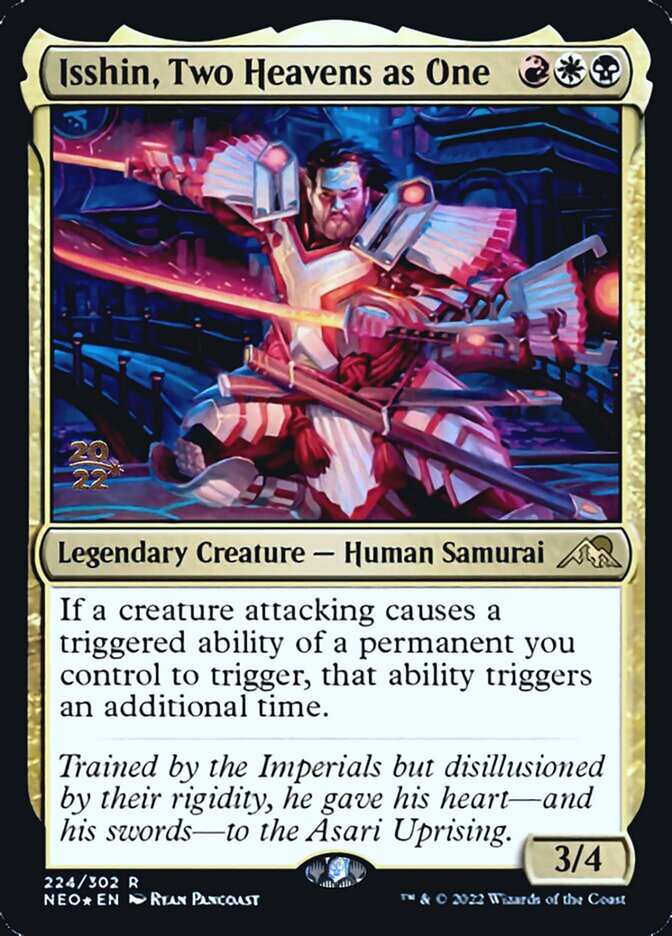 Isshin, Two Heavens as One [Kamigawa: Neon Dynasty Prerelease Promos] | Mega City Incorporated