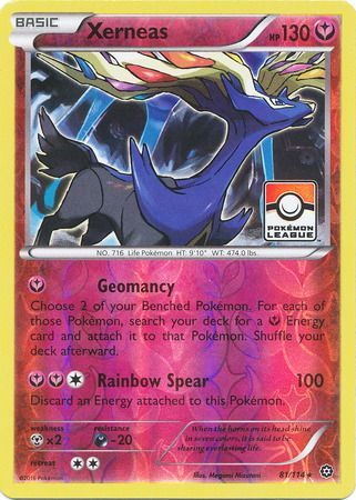 Xerneas (81/114) (Steam Siege League Promo) [XY: Steam Siege] | Mega City Incorporated