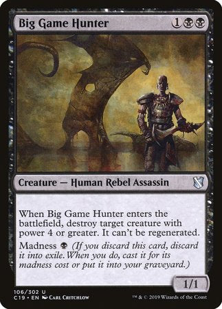 Big Game Hunter [Commander 2019] | Mega City Incorporated