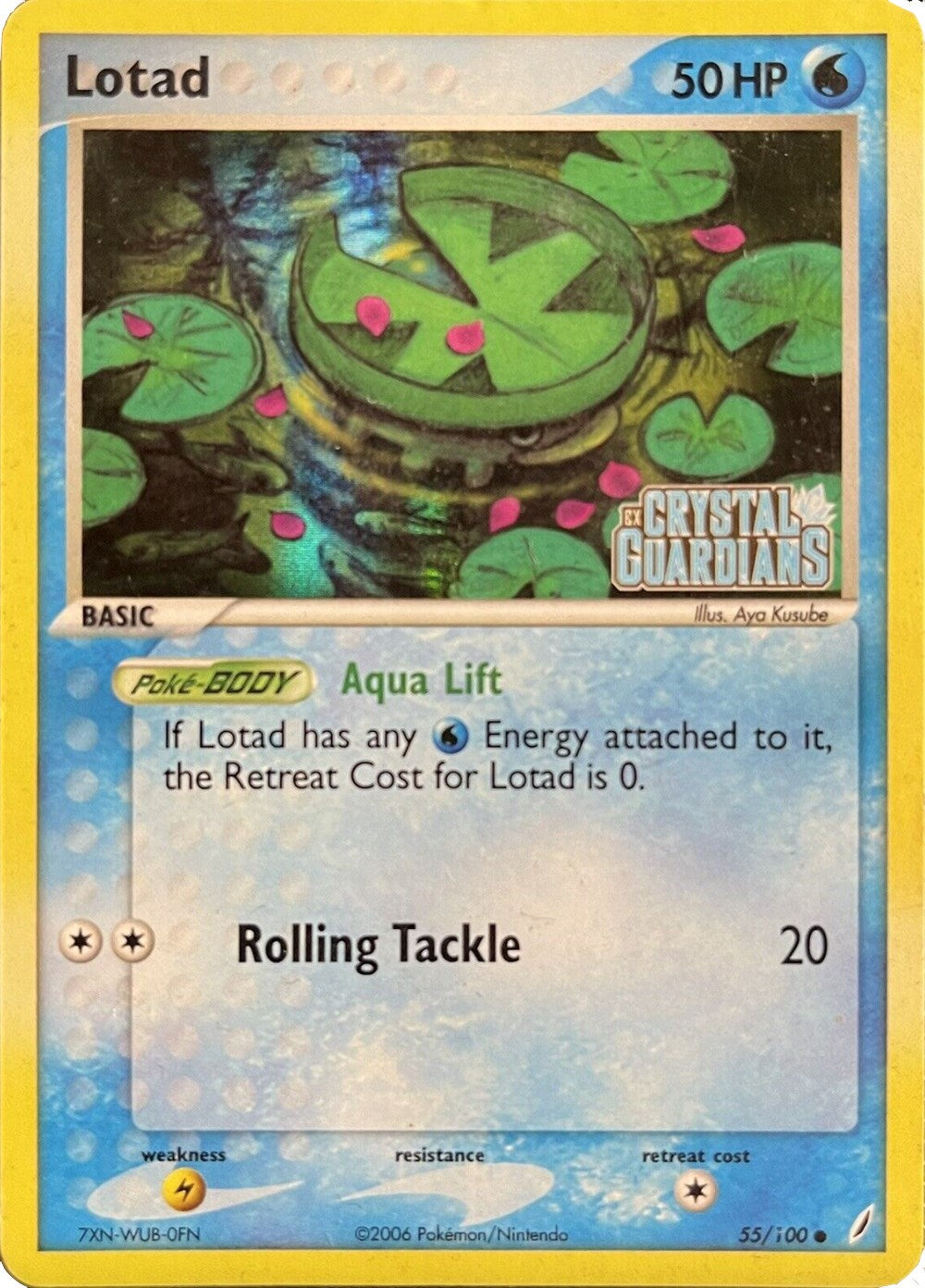 Lotad (055/100) (Theme Deck Exclusive) [EX: Crystal Guardians] | Mega City Incorporated
