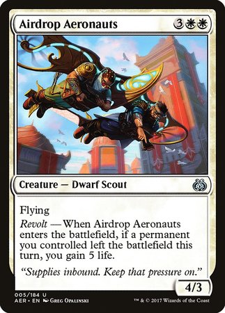 Airdrop Aeronauts [Aether Revolt] | Mega City Incorporated