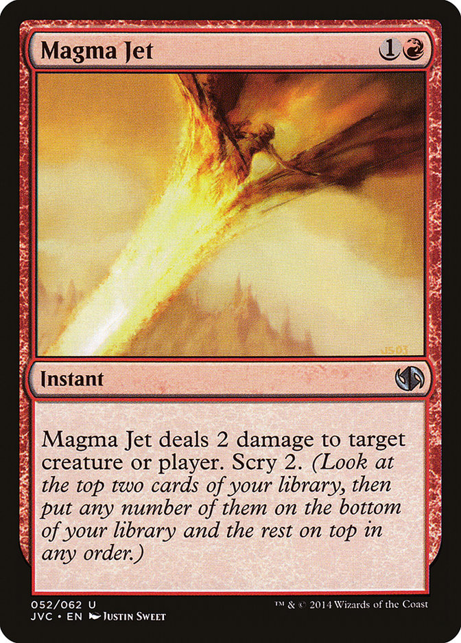 Magma Jet [Duel Decks Anthology] | Mega City Incorporated