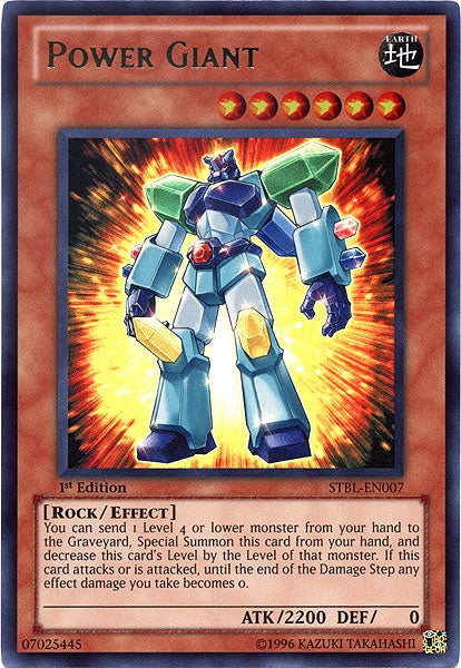 Power Giant [STBL-EN007] Ultra Rare | Mega City Incorporated
