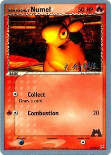 Team Magma's Numel (64/95) (Magma Spirit - Tsuguyoshi Yamato) [World Championships 2004] | Mega City Incorporated