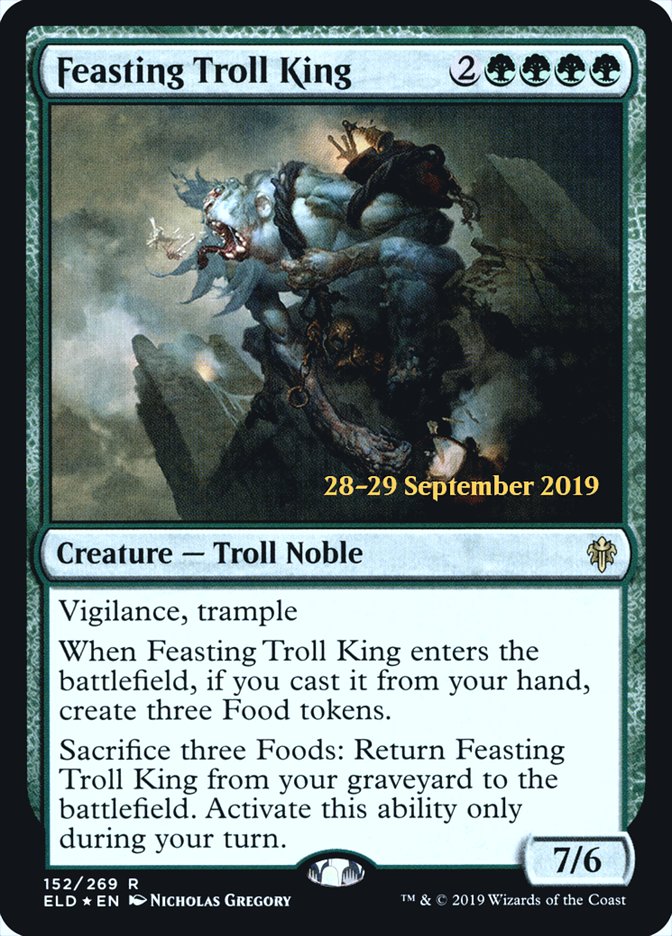 Feasting Troll King  [Throne of Eldraine Prerelease Promos] | Mega City Incorporated