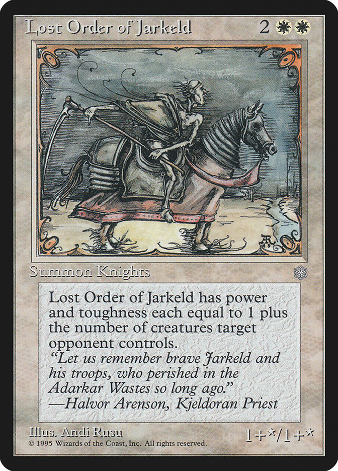 Lost Order of Jarkeld [Ice Age] | Mega City Incorporated