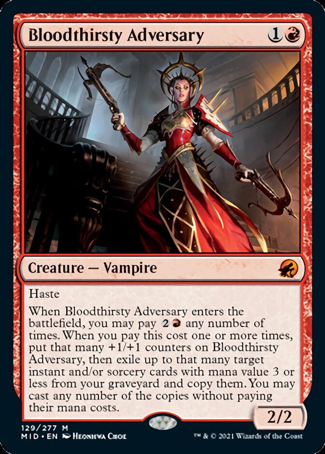 Bloodthirsty Adversary [Innistrad: Midnight Hunt] | Mega City Incorporated