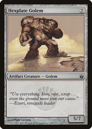 Hexplate Golem [Mirrodin Besieged] | Mega City Incorporated