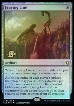 Fraying Line [Commander Legends: Battle for Baldur's Gate Prerelease Promos] | Mega City Incorporated