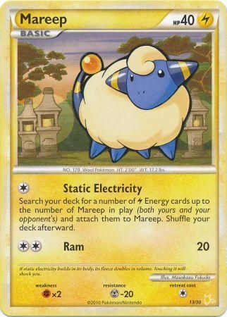 Mareep (13/30) [HeartGold & SoulSilver: Trainer Kit - Raichu] | Mega City Incorporated