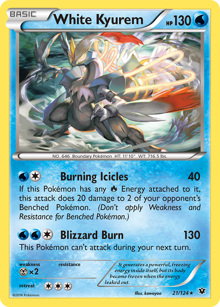 White Kyurem (21/124) [XY: Fates Collide] | Mega City Incorporated