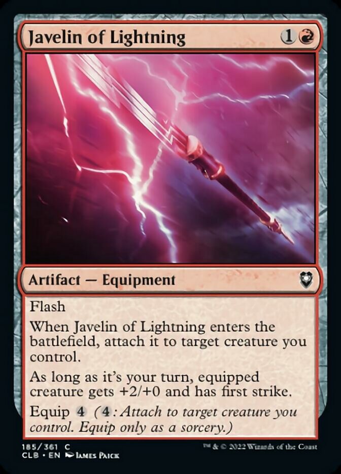 Javelin of Lightning [Commander Legends: Battle for Baldur's Gate] | Mega City Incorporated