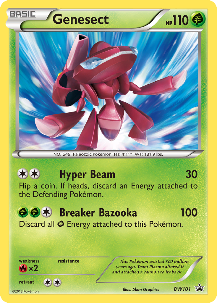 Genesect (BW101) [Black & White: Black Star Promos] | Mega City Incorporated