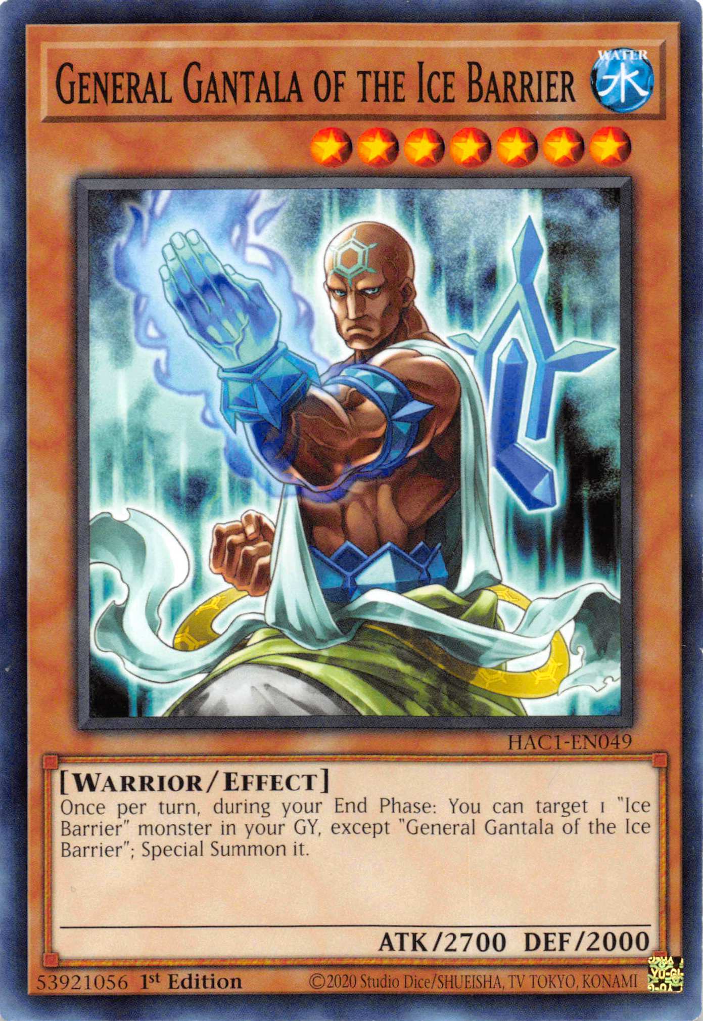 General Gantala of the Ice Barrier [HAC1-EN049] Common | Mega City Incorporated