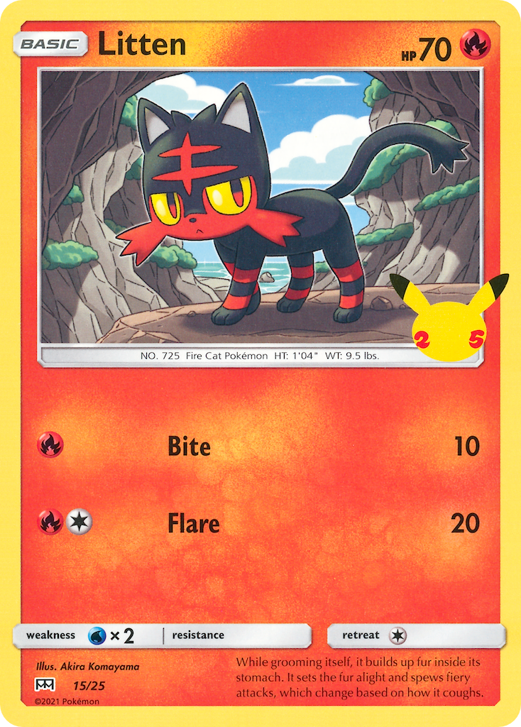 Litten (15/25) [McDonald's 25th Anniversary] | Mega City Incorporated