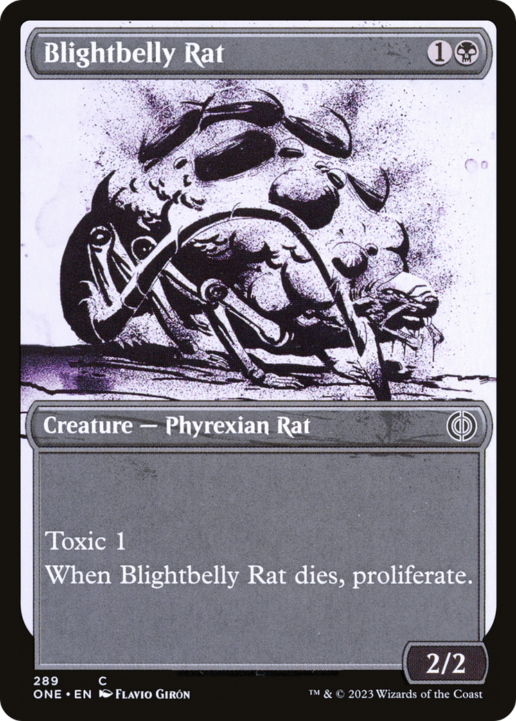 Blightbelly Rat (Showcase Ichor) [Phyrexia: All Will Be One] | Mega City Incorporated