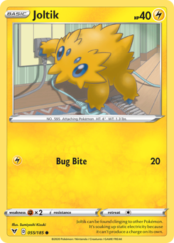 Joltik (055/185) [Sword & Shield: Vivid Voltage] | Mega City Incorporated