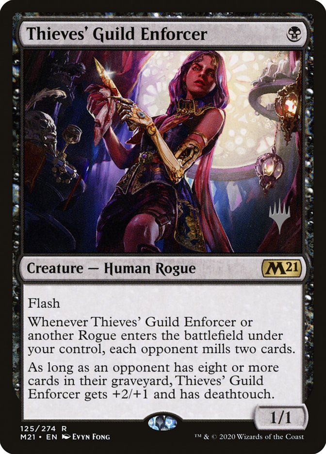 Thieves' Guild Enforcer (Promo Pack) [Core Set 2021 Promos] | Mega City Incorporated