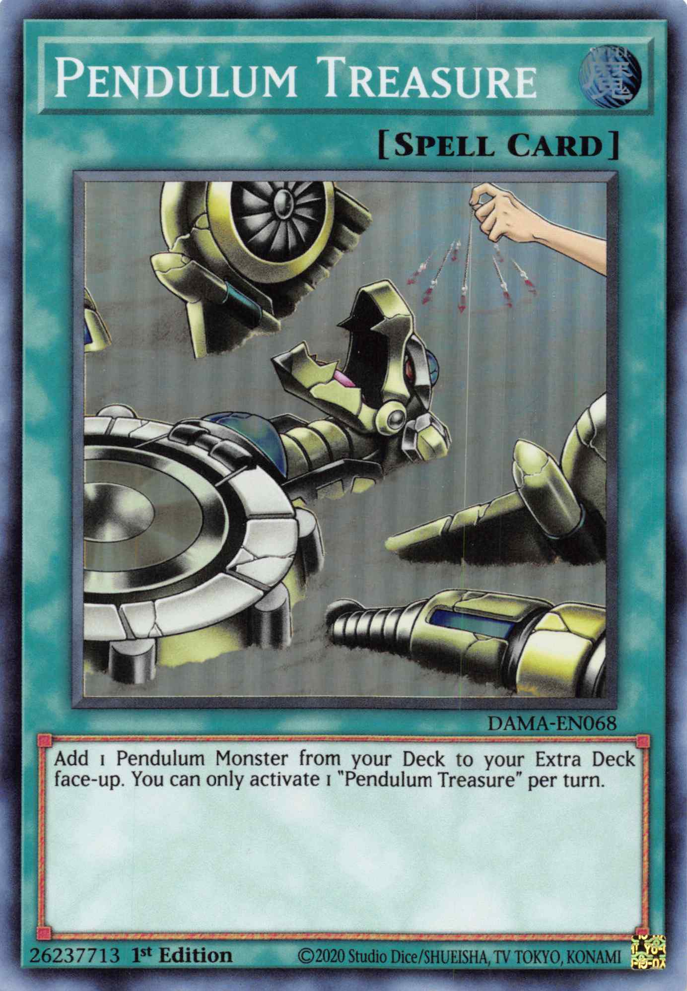 Pendulum Treasure [DAMA-EN068] Super Rare | Mega City Incorporated