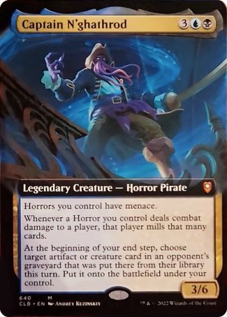 Captain N'ghathrod (Extended Art) [Commander Legends: Battle for Baldur's Gate] | Mega City Incorporated