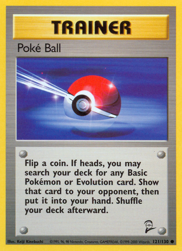 Poke Ball (121/130) [Base Set 2] | Mega City Incorporated