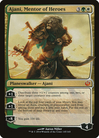 Ajani, Mentor of Heroes [Journey into Nyx] | Mega City Incorporated