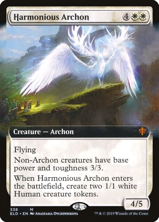 Harmonious Archon (Extended Art) [Throne of Eldraine] | Mega City Incorporated