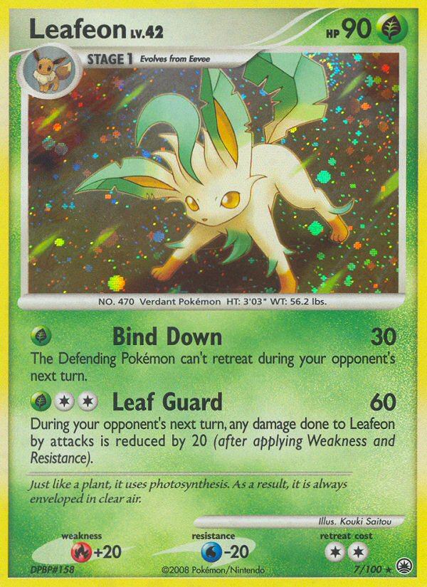 Leafeon (7/100) [Diamond & Pearl: Majestic Dawn] | Mega City Incorporated