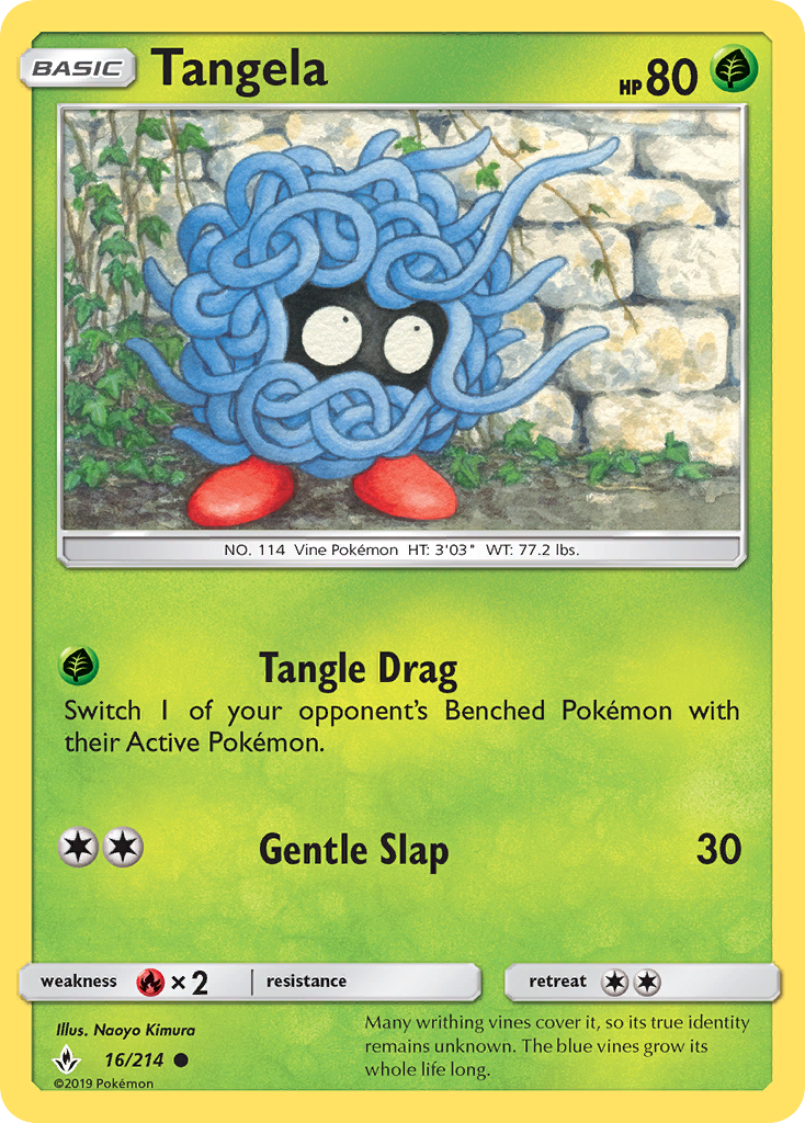 Tangela (16/214) [Sun & Moon: Unbroken Bonds] | Mega City Incorporated